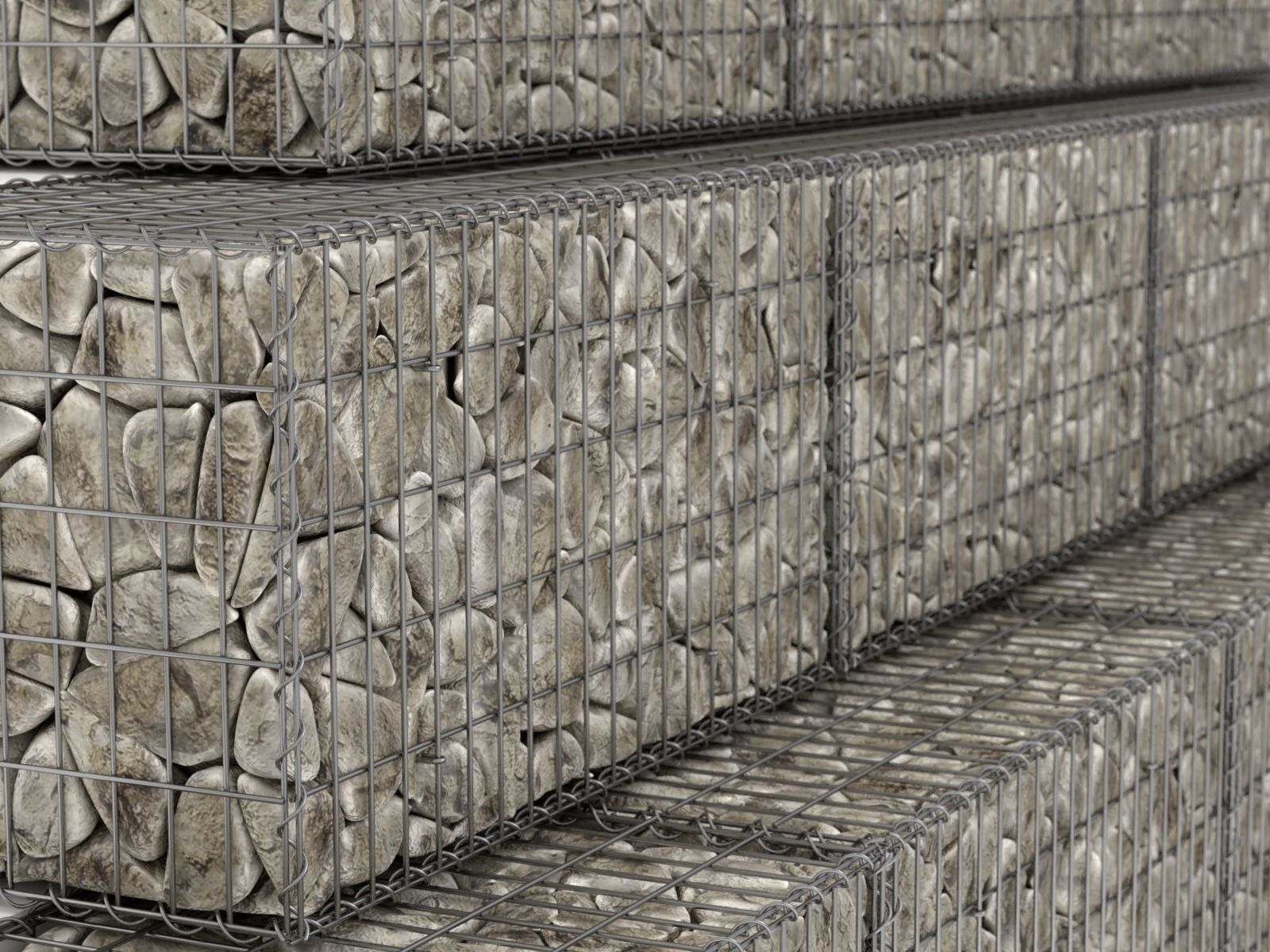 Gabion Basket 3D model_2
