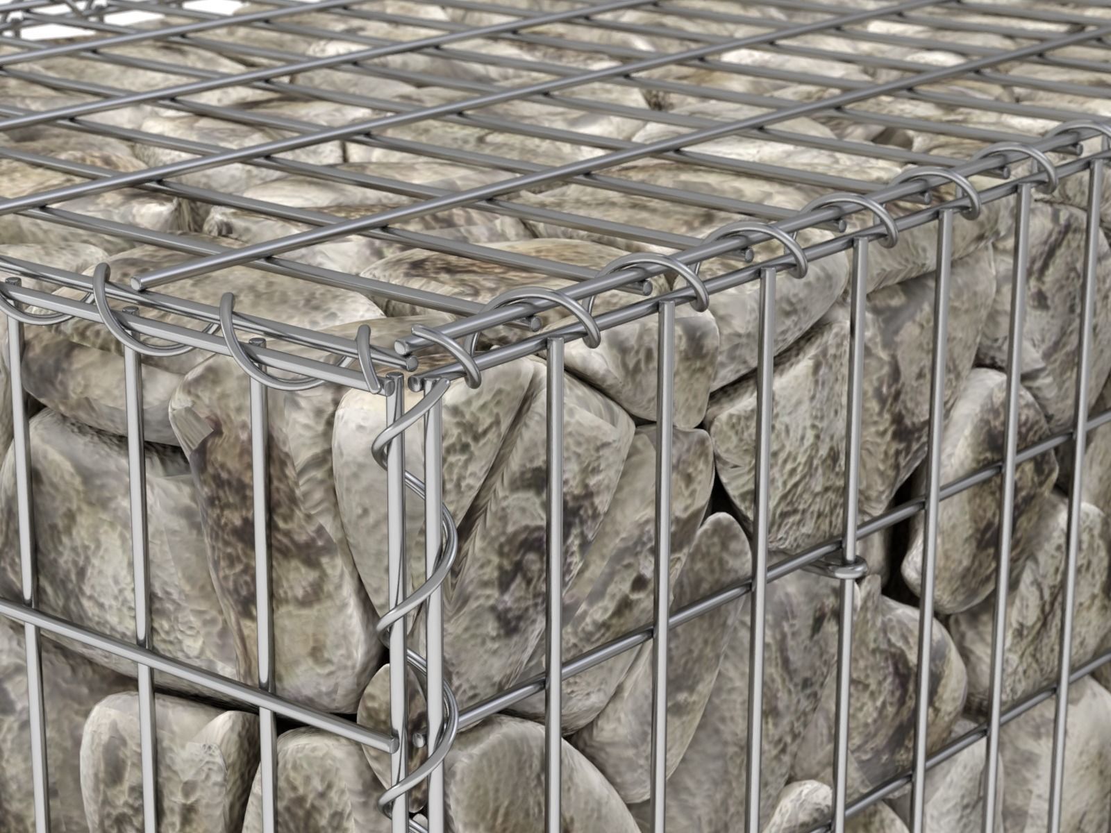 Gabion Basket 3D model_4