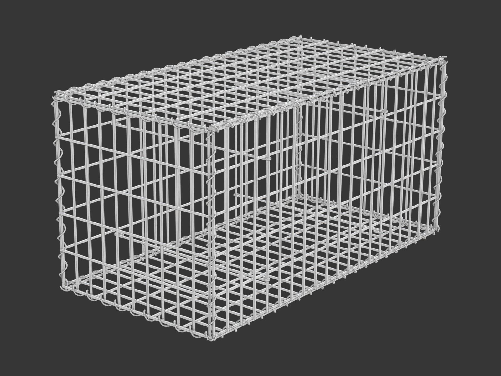 Gabion Basket 3D model_20