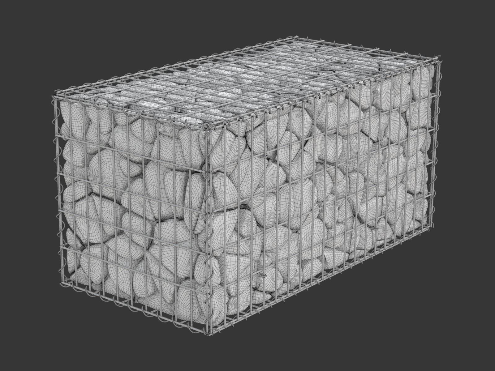 Gabion Basket 3D model_23