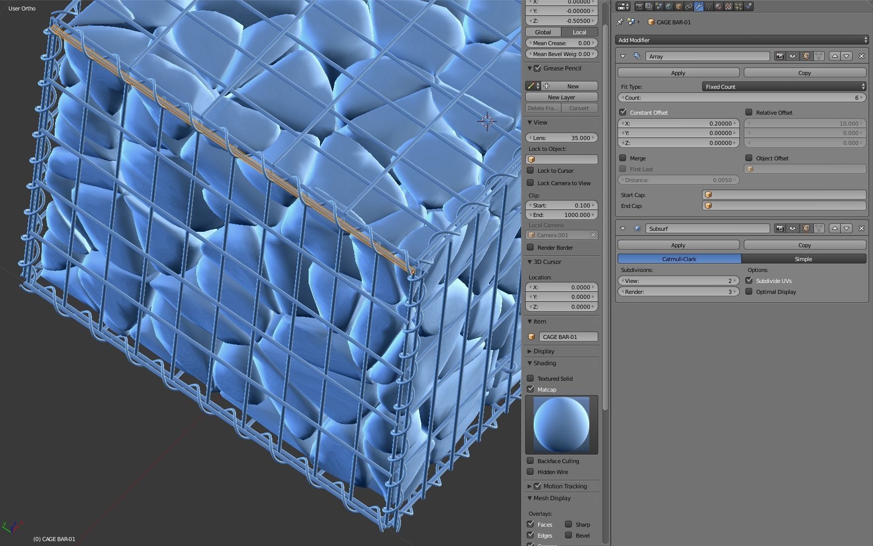Gabion Basket 3D model_13