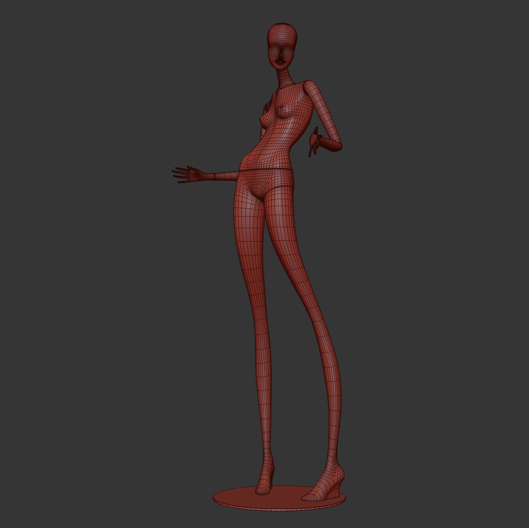 Mannequin 6011 coll60 3D model_1