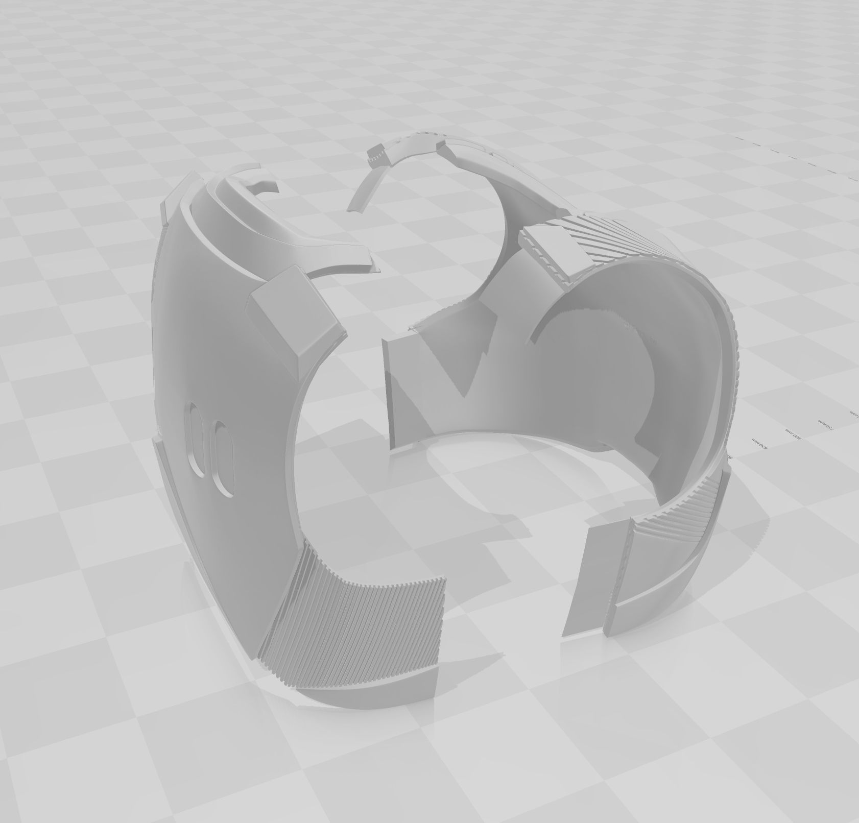 Star Wars The Rise of Skywalker Sith Trooper Chest Back Armour 3D print model_2