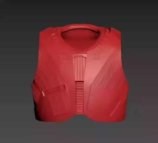 Star Wars The Rise of Skywalker Sith Trooper Chest Back Armour 3D print model