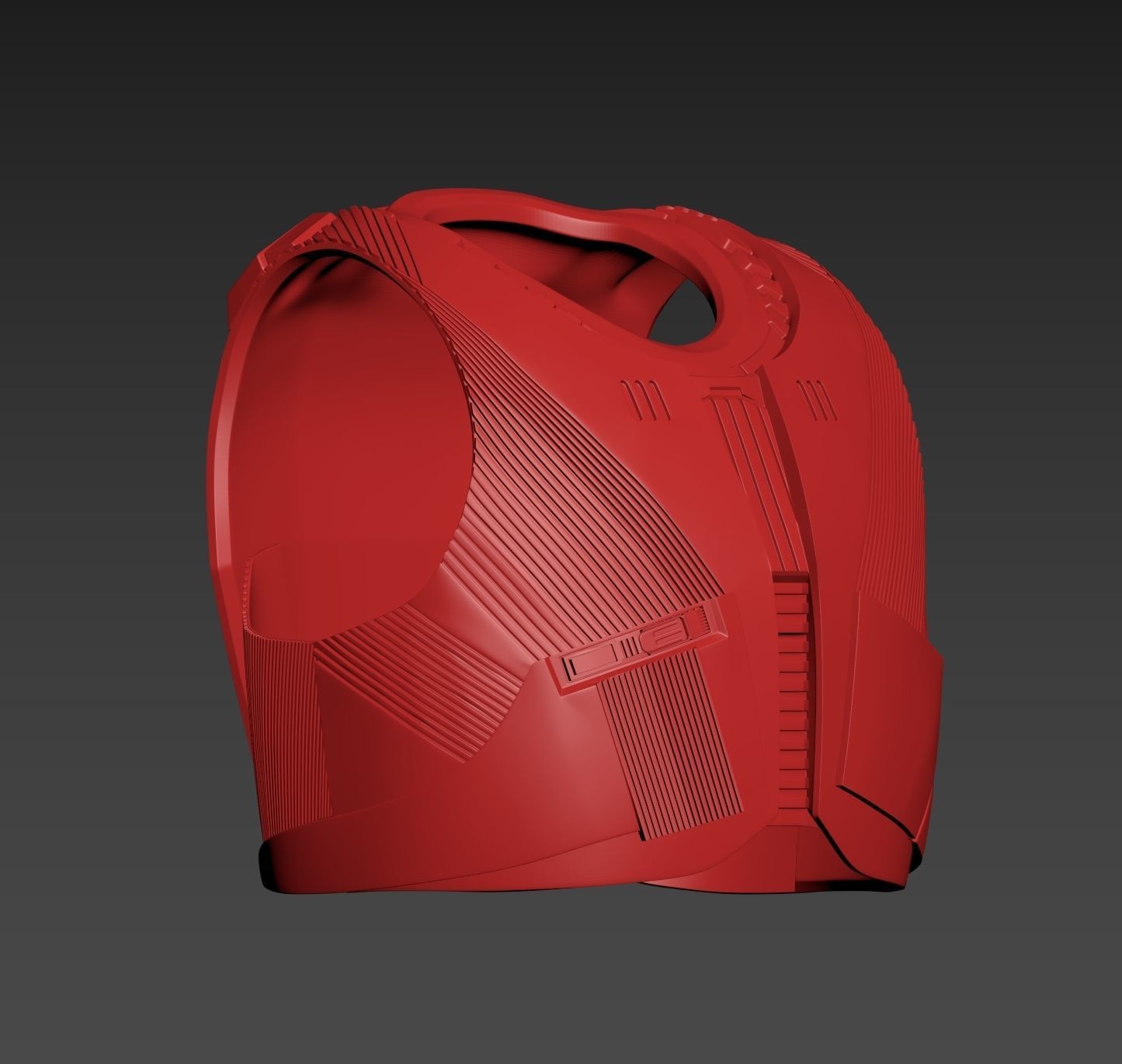 Star Wars The Rise of Skywalker Sith Trooper Chest Back Armour 3D print model_9