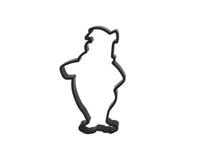 Cookie cutter 3D print model_0