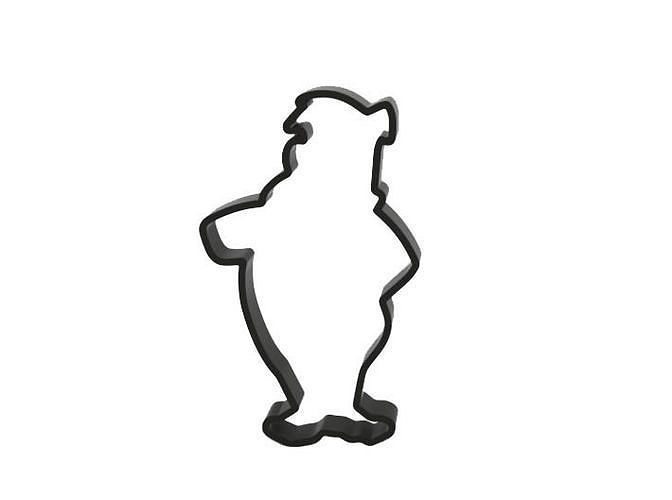 Cookie cutter 3D print model