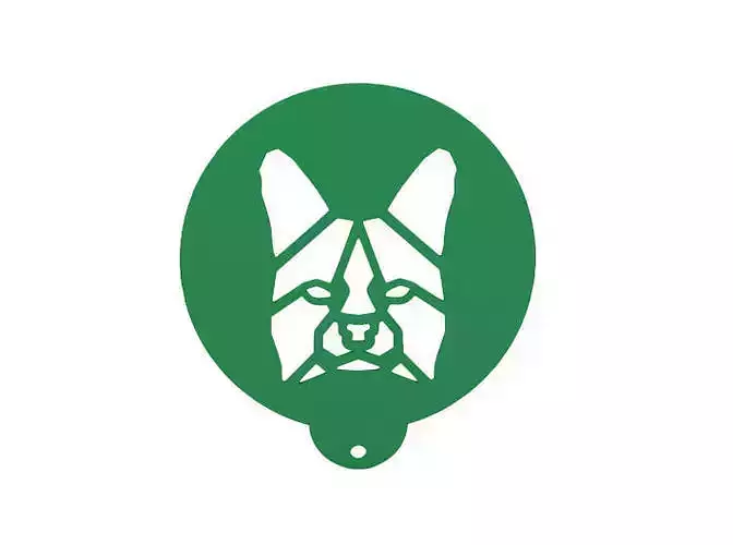 Coffee and food stencil