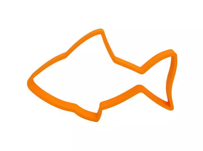 Cookie cutter 3D print model_0