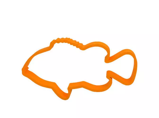 Cookie cutter 3D print model_0