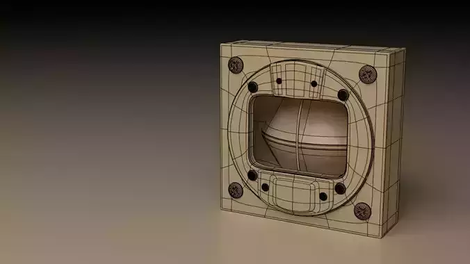 F16 - Magnetic Compass 3D model