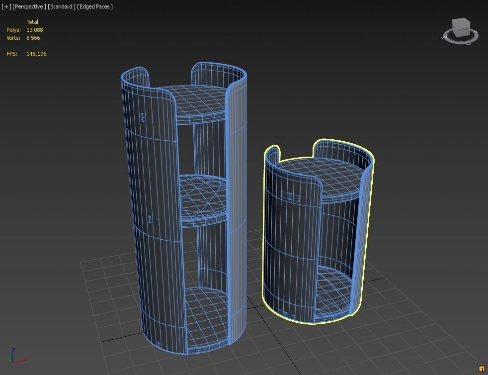 MODERN LARGE CAT SCRATCHING TOWER TORRE 3D model_8