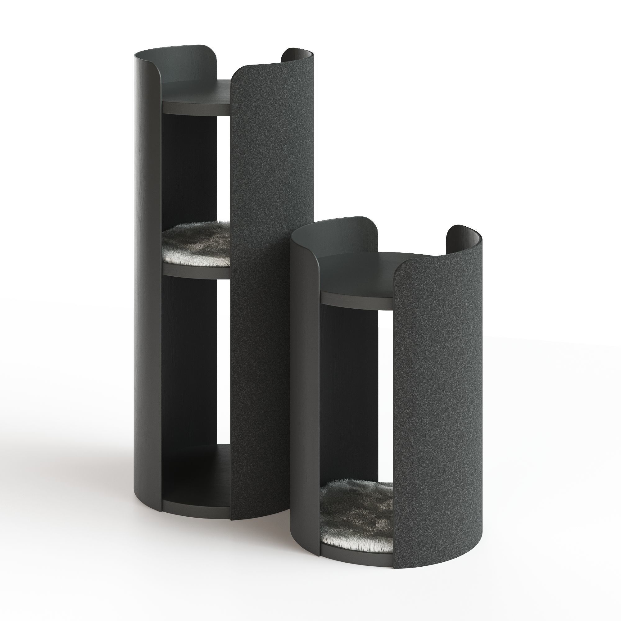 MODERN LARGE CAT SCRATCHING TOWER TORRE 3D model_2