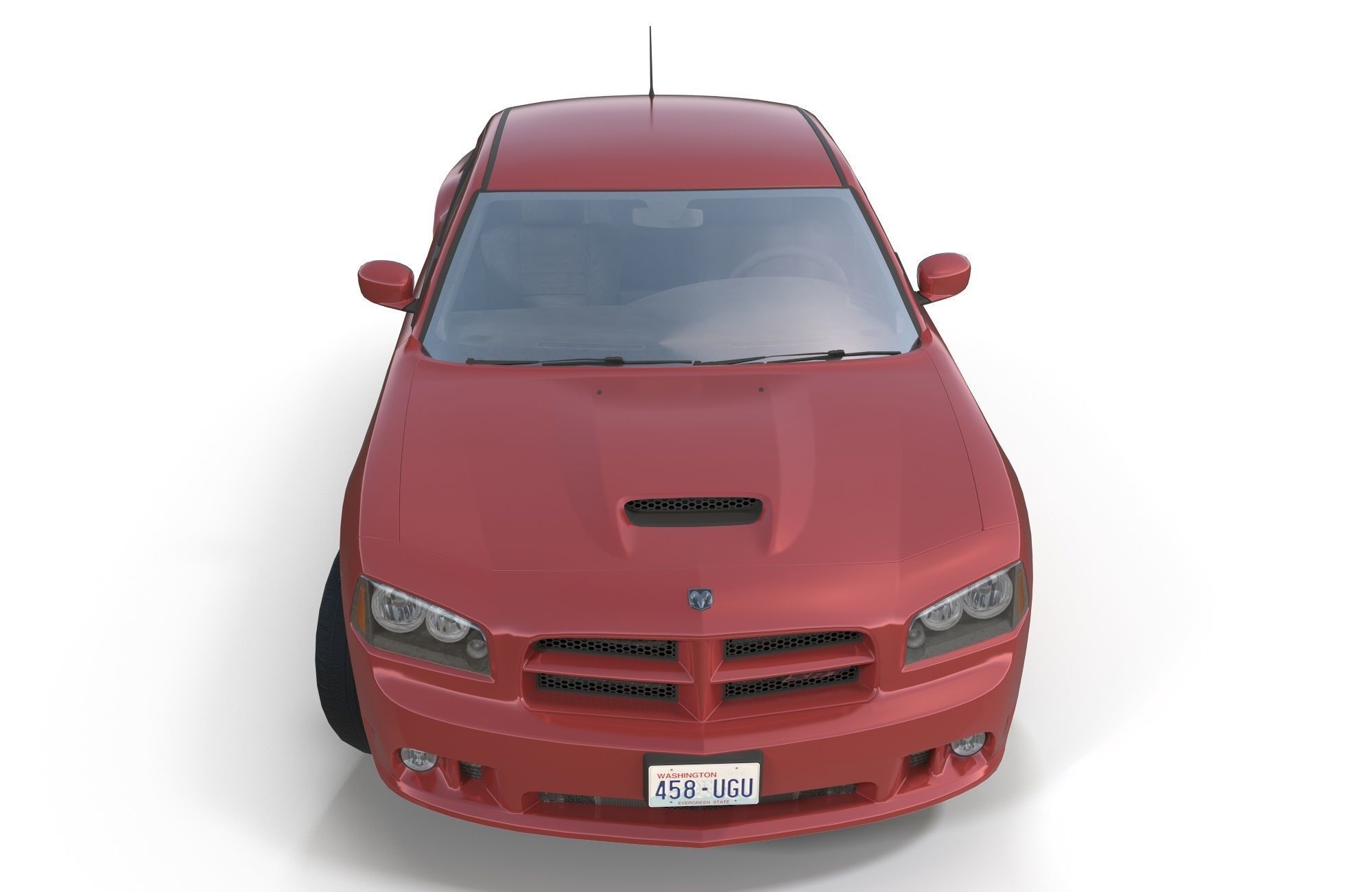 Dodge Charger 2006 STR8 Low-poly 3D model_9