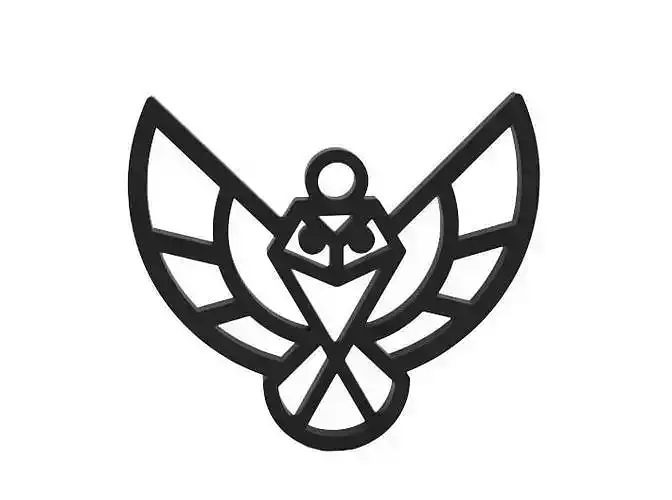 Earring symbol of dove