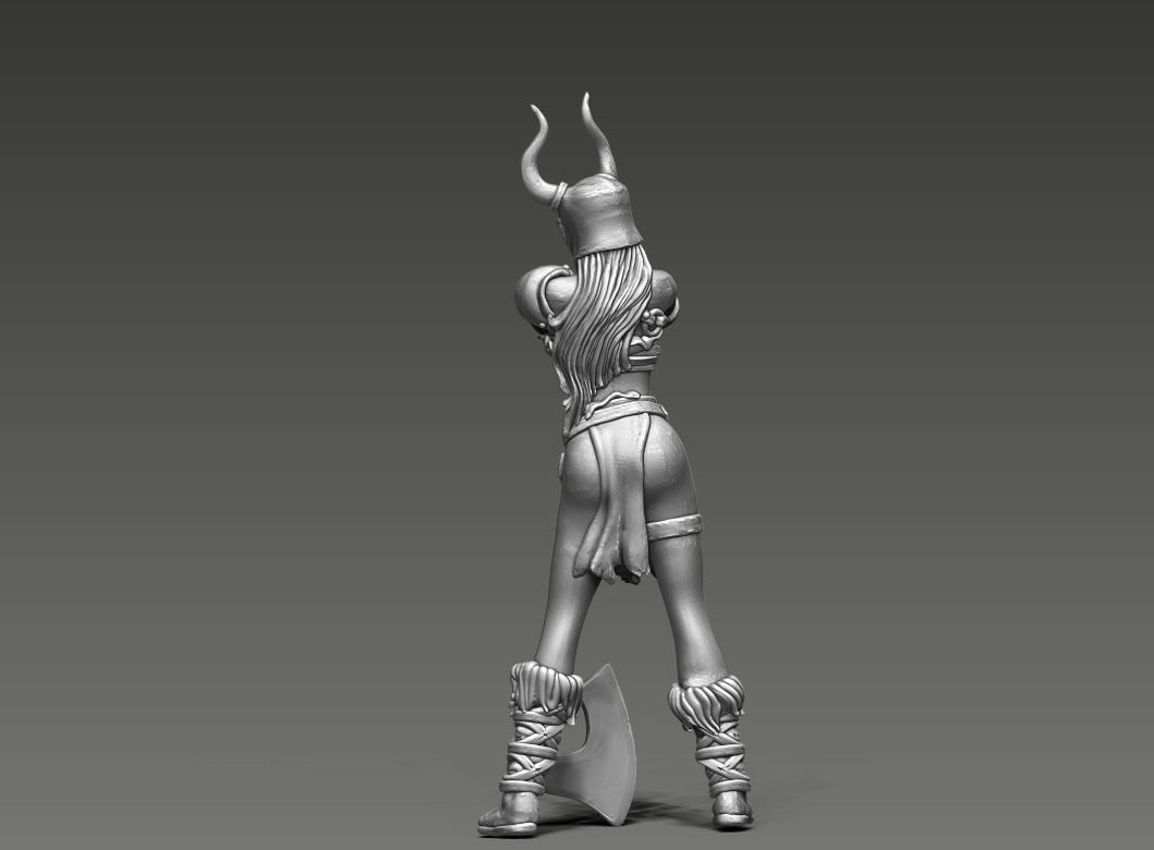 barbarian - Irmine Version 2 - 35mm scale 3D print model_4