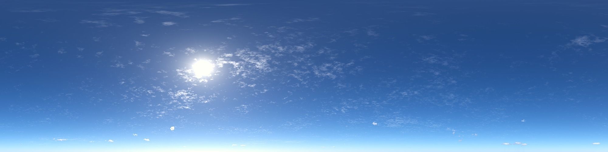 Skydome HDR - Sunny Noon Stratus Clouds Sky - 1 Texture_4