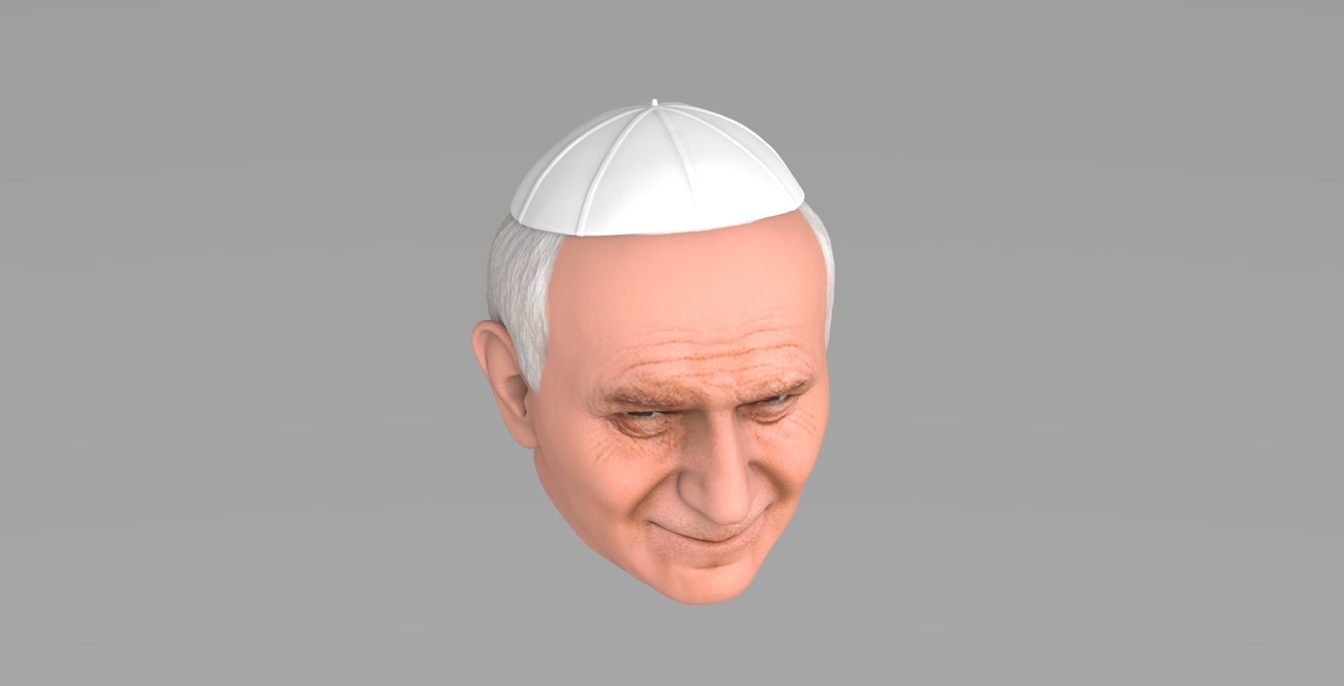 Pope John Paul II 3D model_8