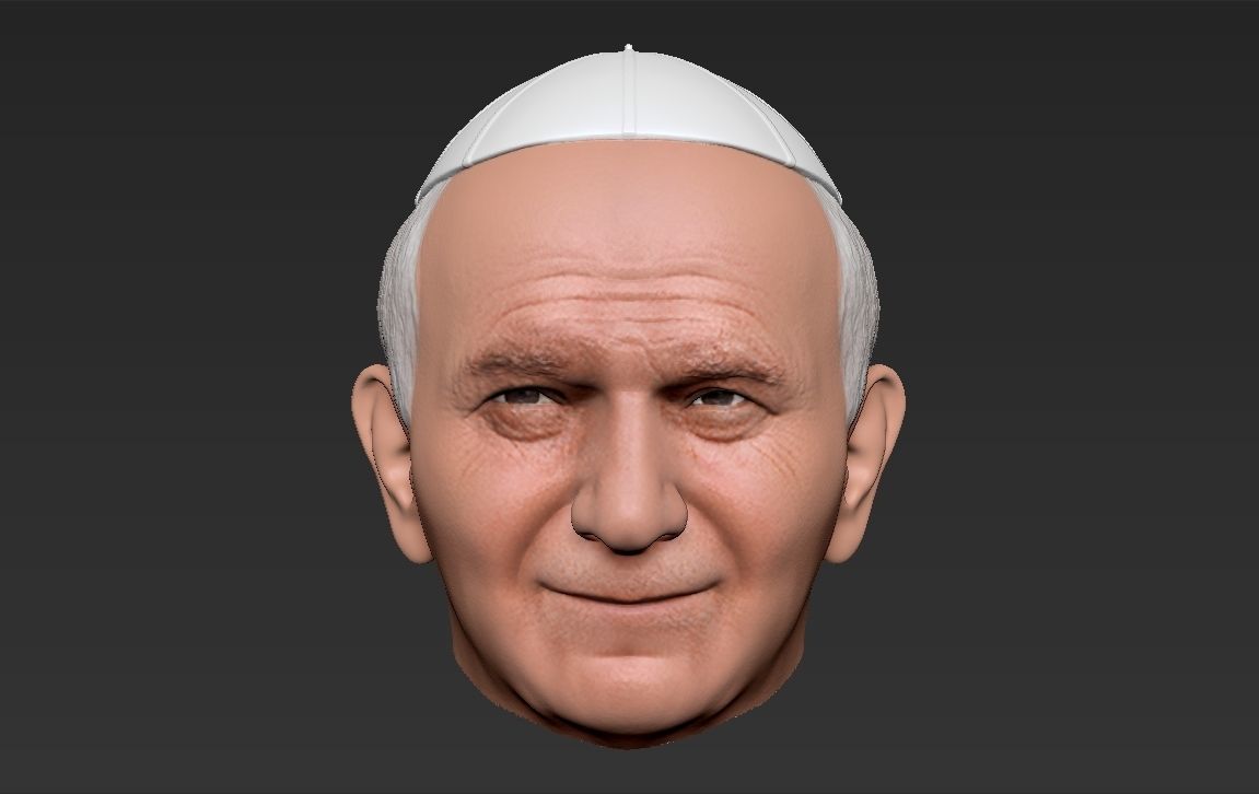 Pope John Paul II 3D model_14