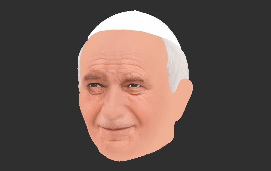 Pope John Paul II 3D model_19