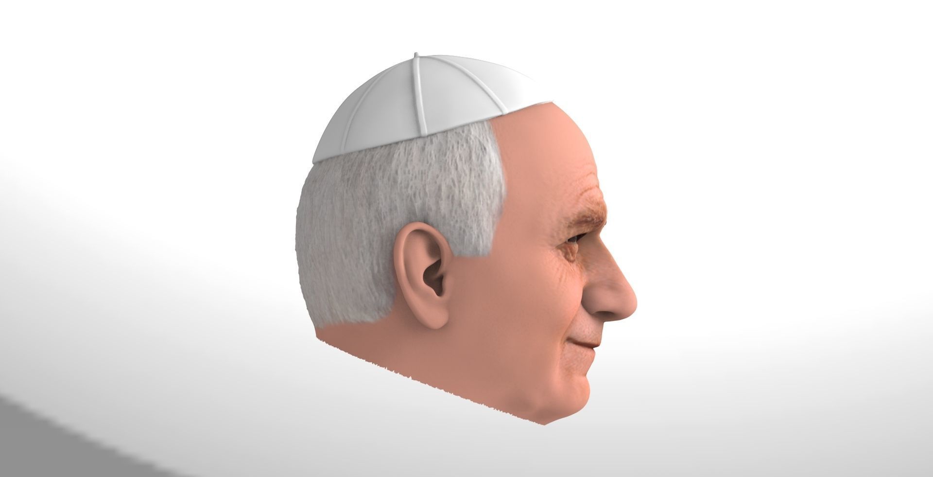 Pope John Paul II 3D model_5