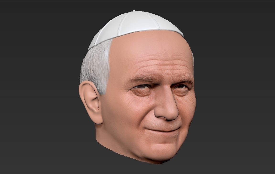 Pope John Paul II 3D model_16