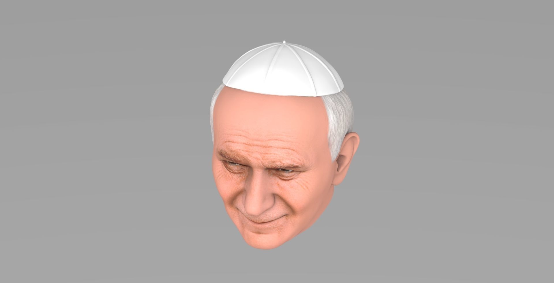 Pope John Paul II 3D model_9