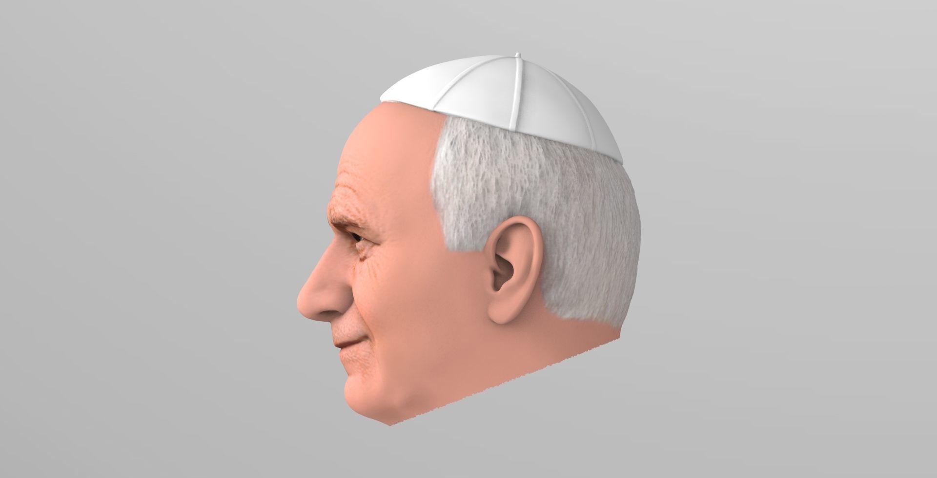 Pope John Paul II 3D model_3