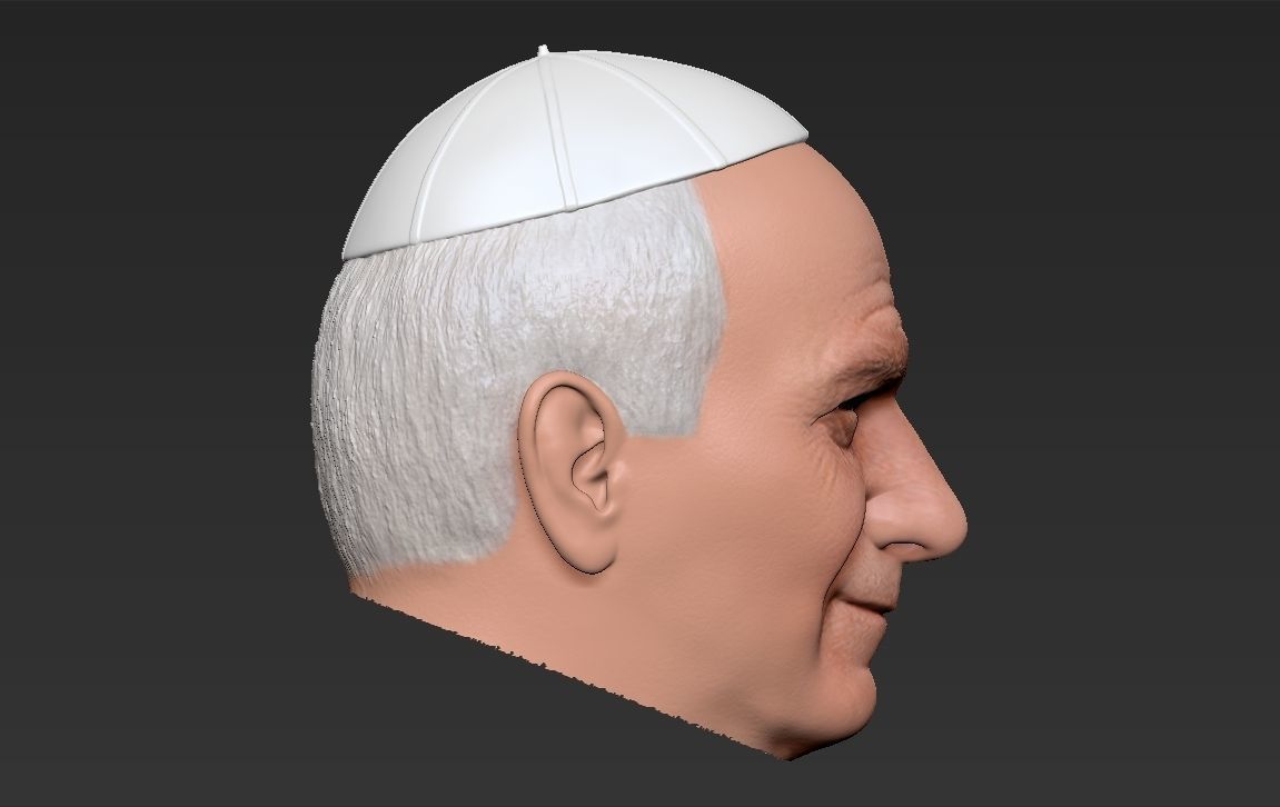 Pope John Paul II 3D model_17