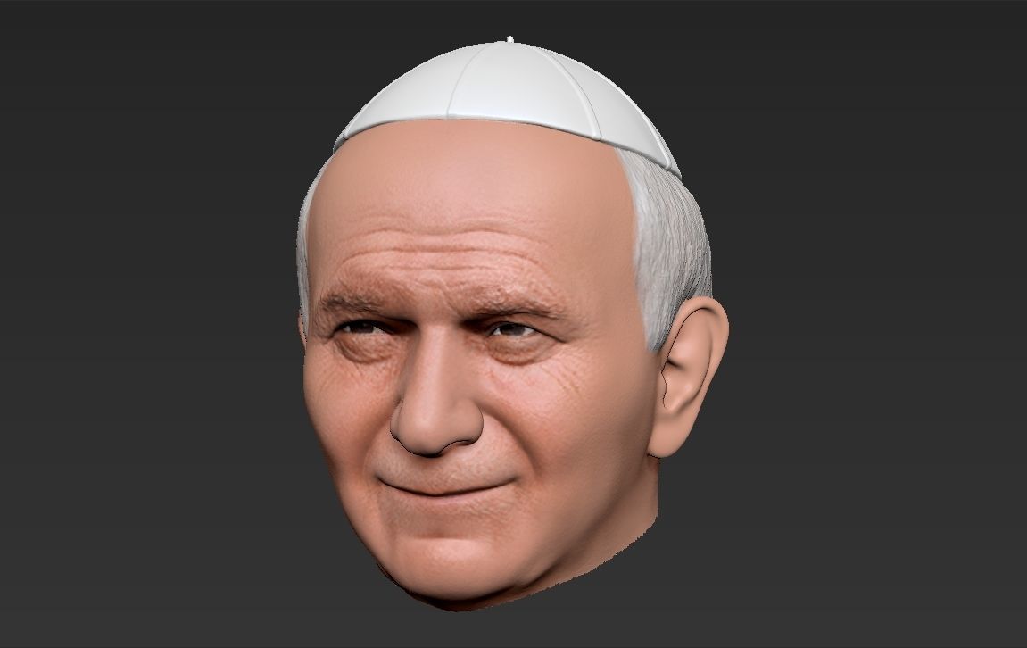 Pope John Paul II 3D model_15