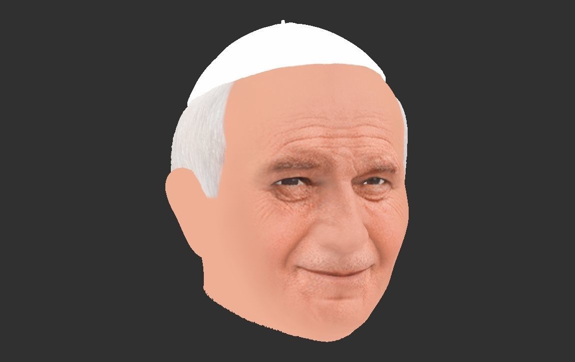 Pope John Paul II 3D model_20