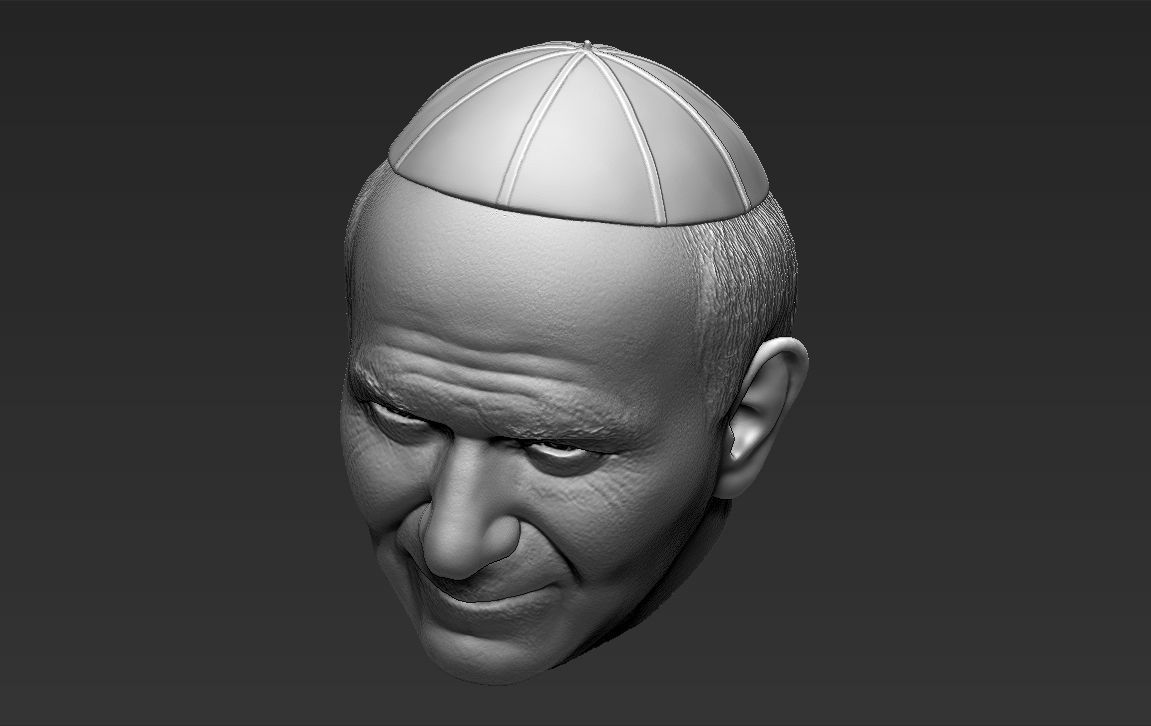 Pope John Paul II 3D model_33