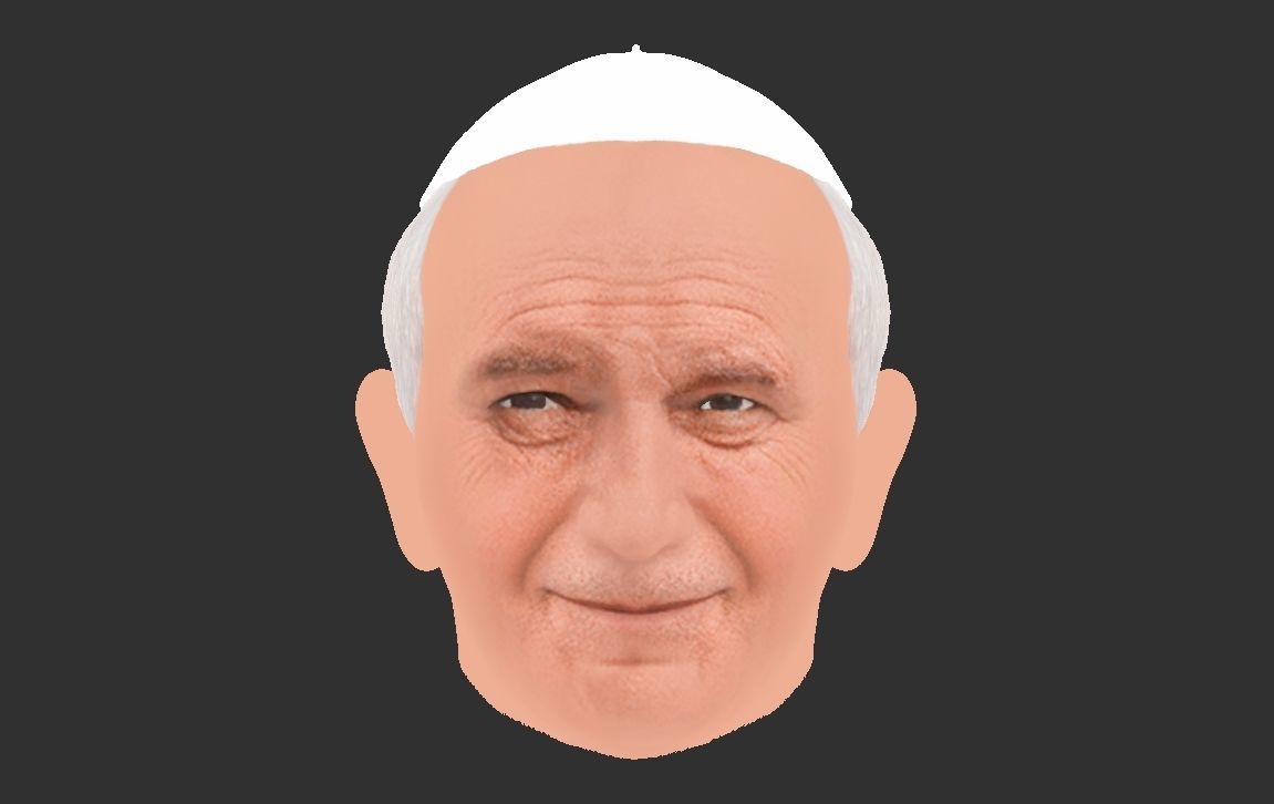 Pope John Paul II 3D model_18