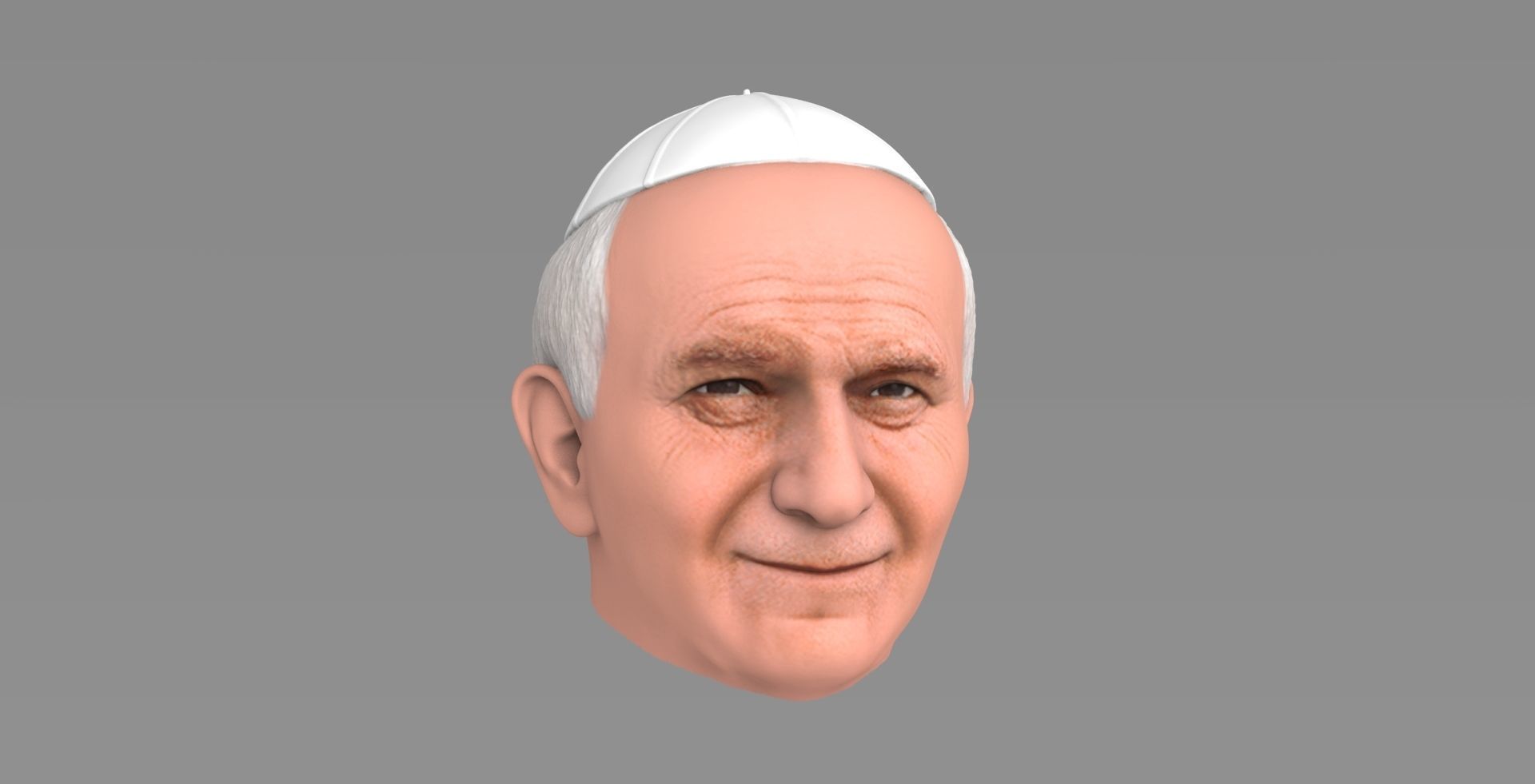 Pope John Paul II 3D model_7