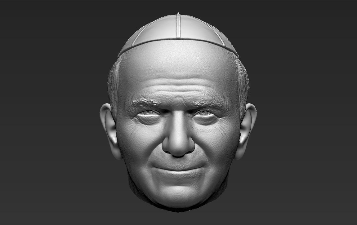 Pope John Paul II 3D model_23
