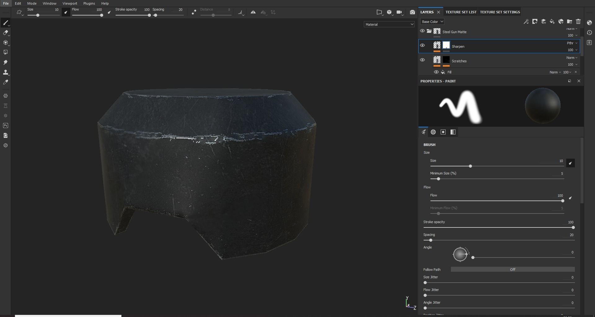 Energy Container Low-poly 3D model_10