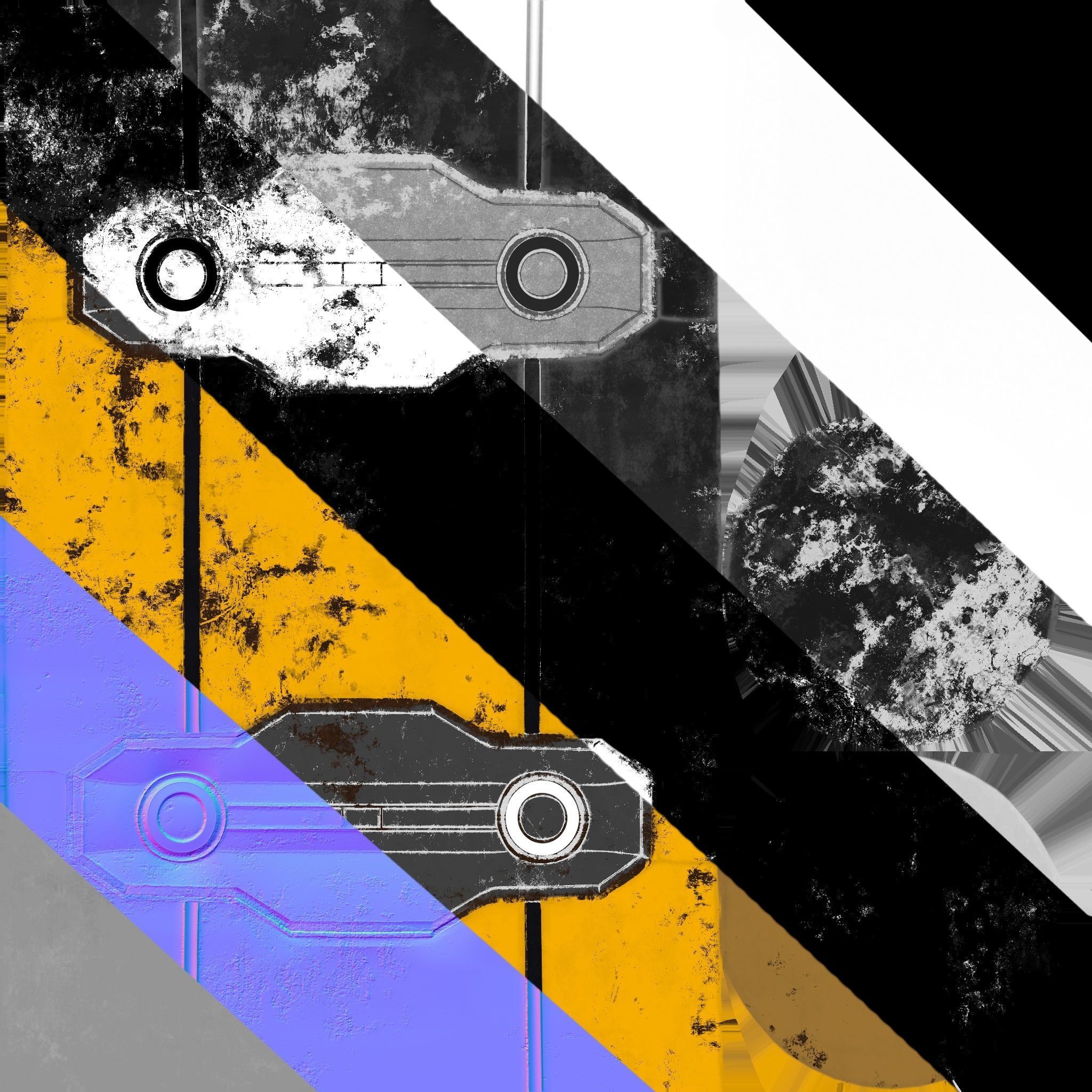 Energy Container Low-poly 3D model_6