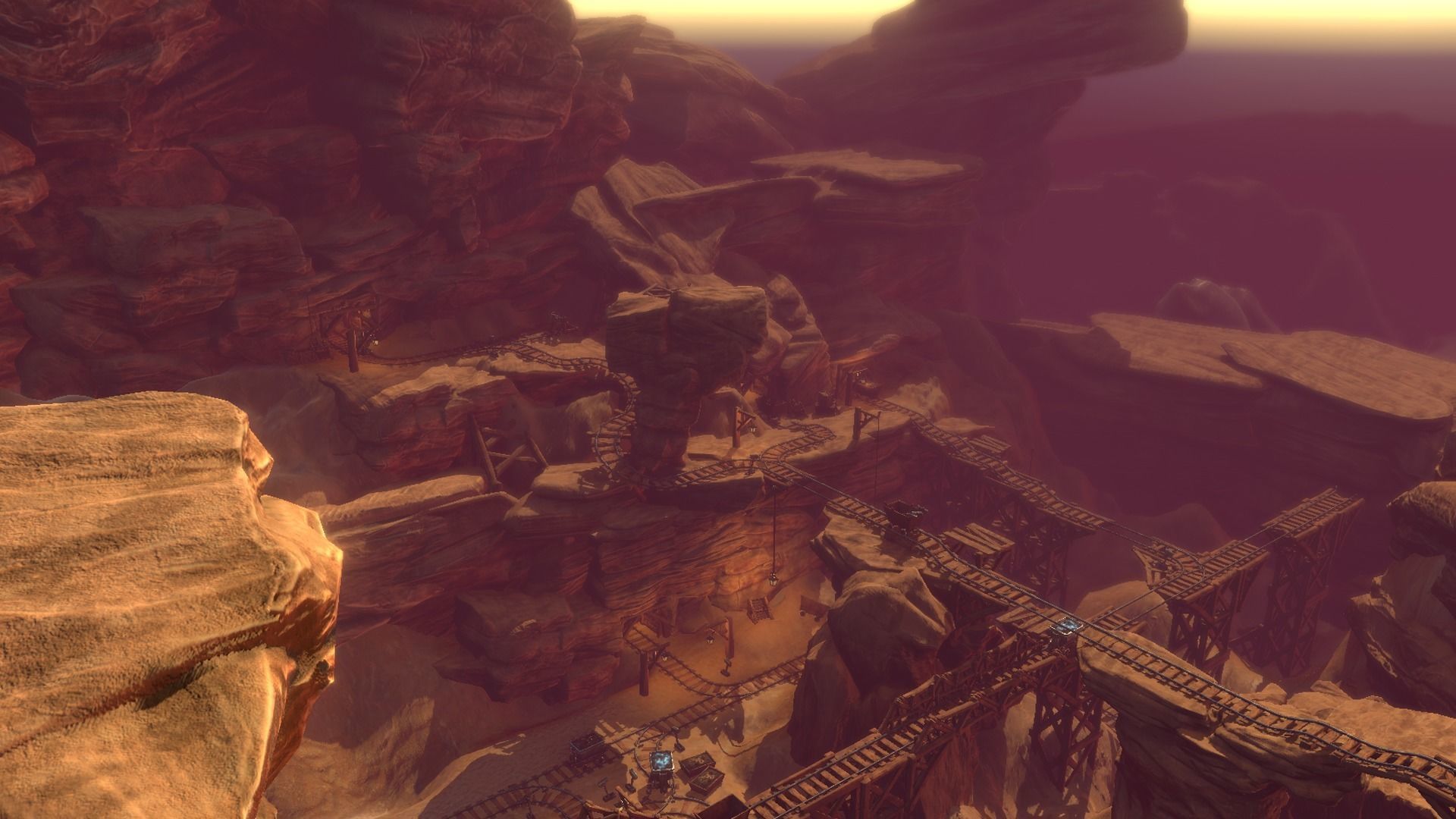 Canyon Mining Environment Pack Low-poly 3D model_2