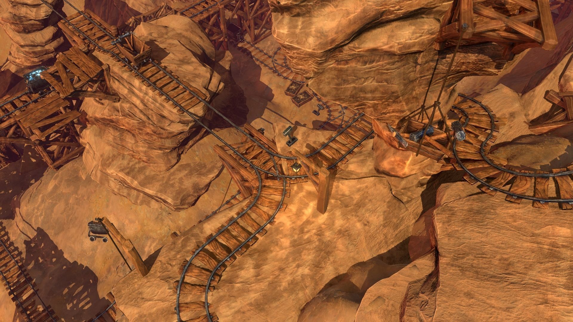 Canyon Mining Environment Pack Low-poly 3D model_10