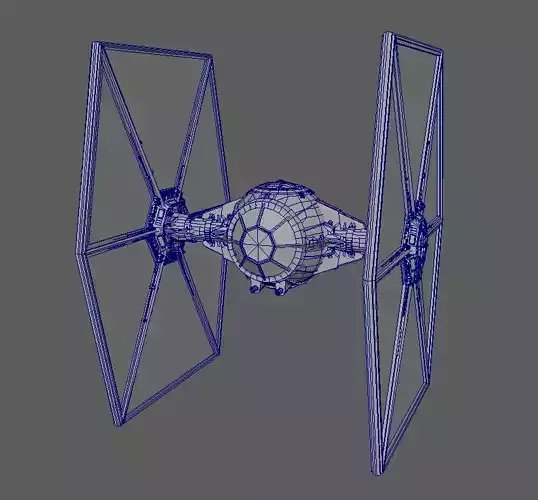 TIE fighter 3D print model