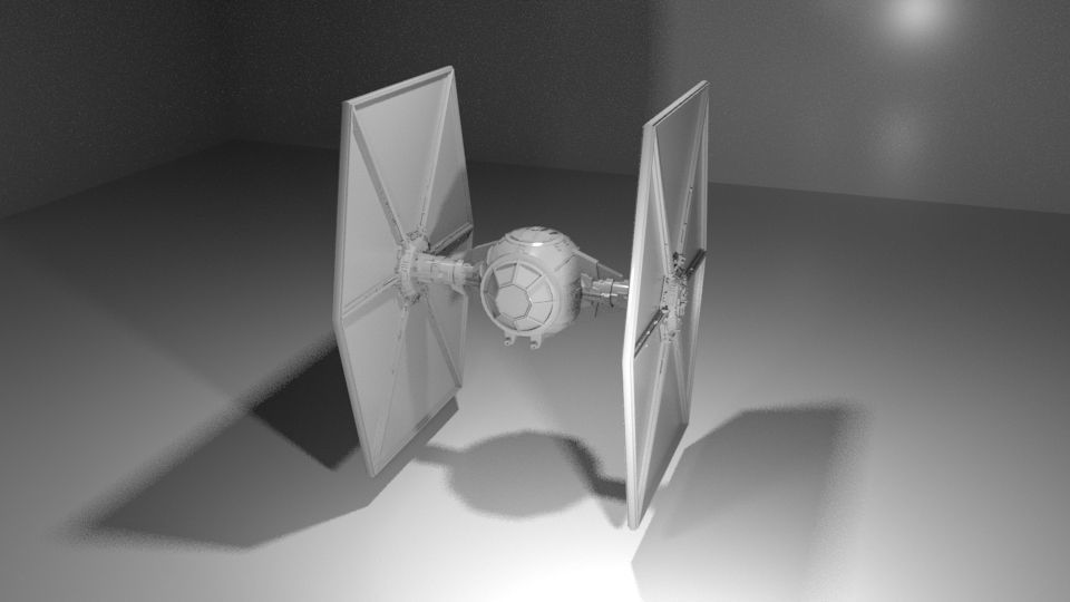 TIE fighter 3D print model_14