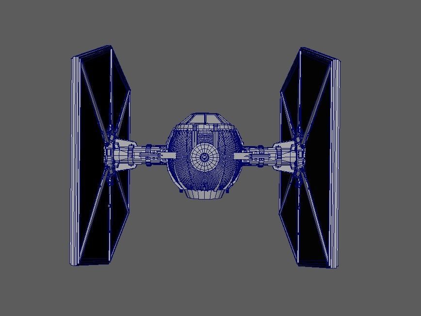 TIE fighter 3D print model_13