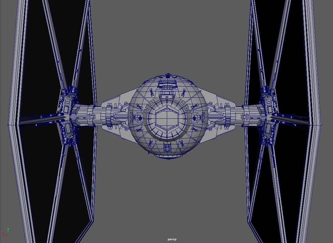 TIE fighter 3D print model_15