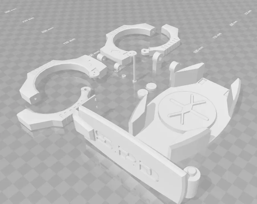 SPD DEKARANGER CONTAINMENT CUFF BUCKLE 3D print model_0