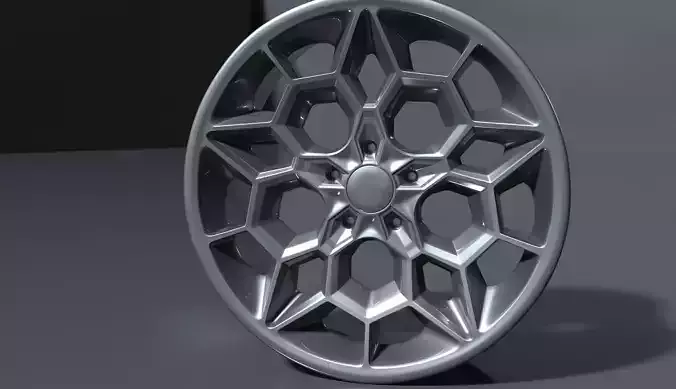 car drive concept Low-poly 3D model