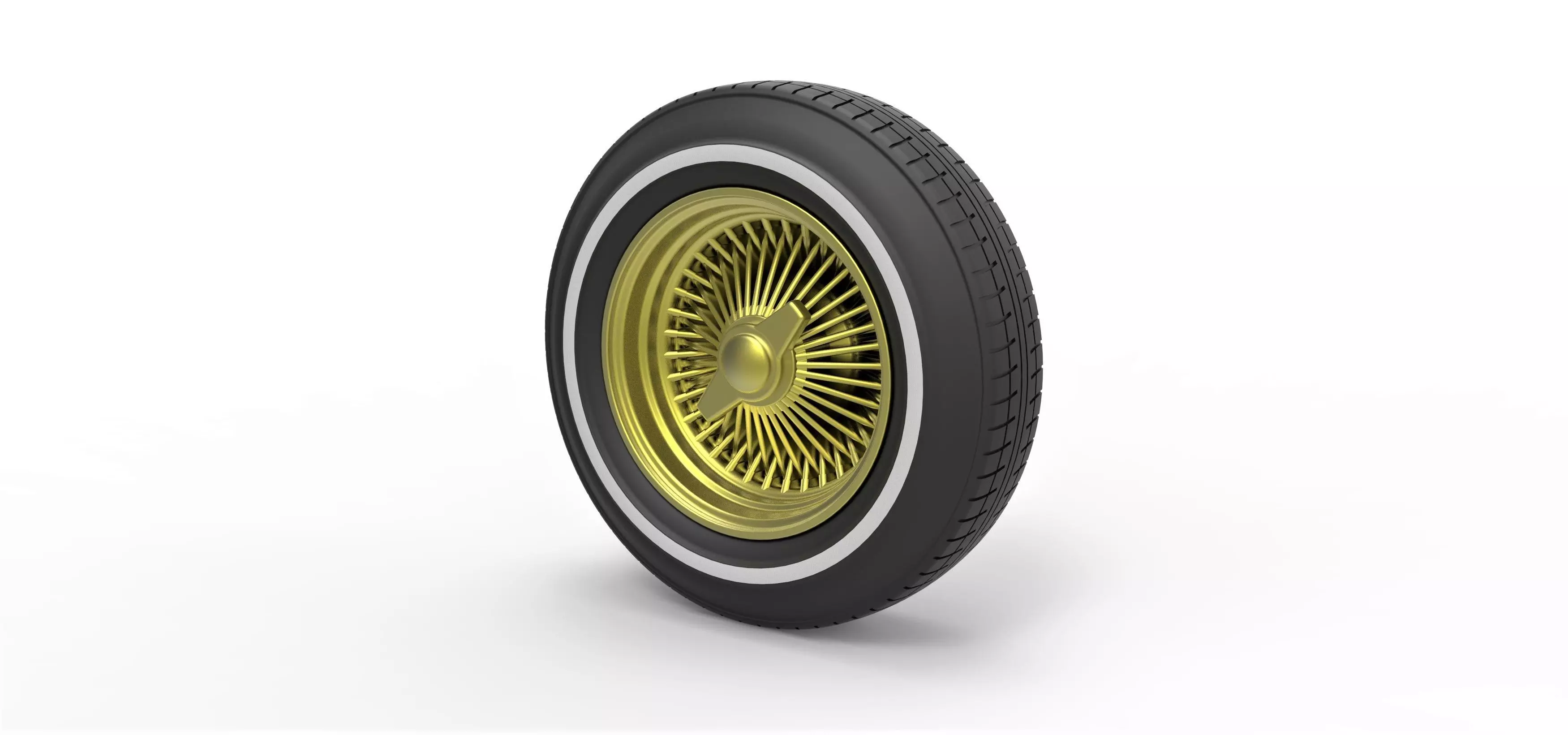 Wire wheel from lowrider Scale 1 to 10 3D print model