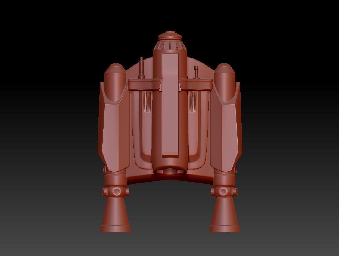 The Mandalorian  2019 Jetpack for 3D print 3D print model_1