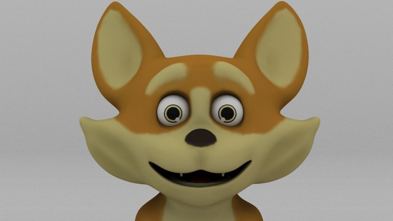 Toon Pet - Cat  Low-poly 3D model_3