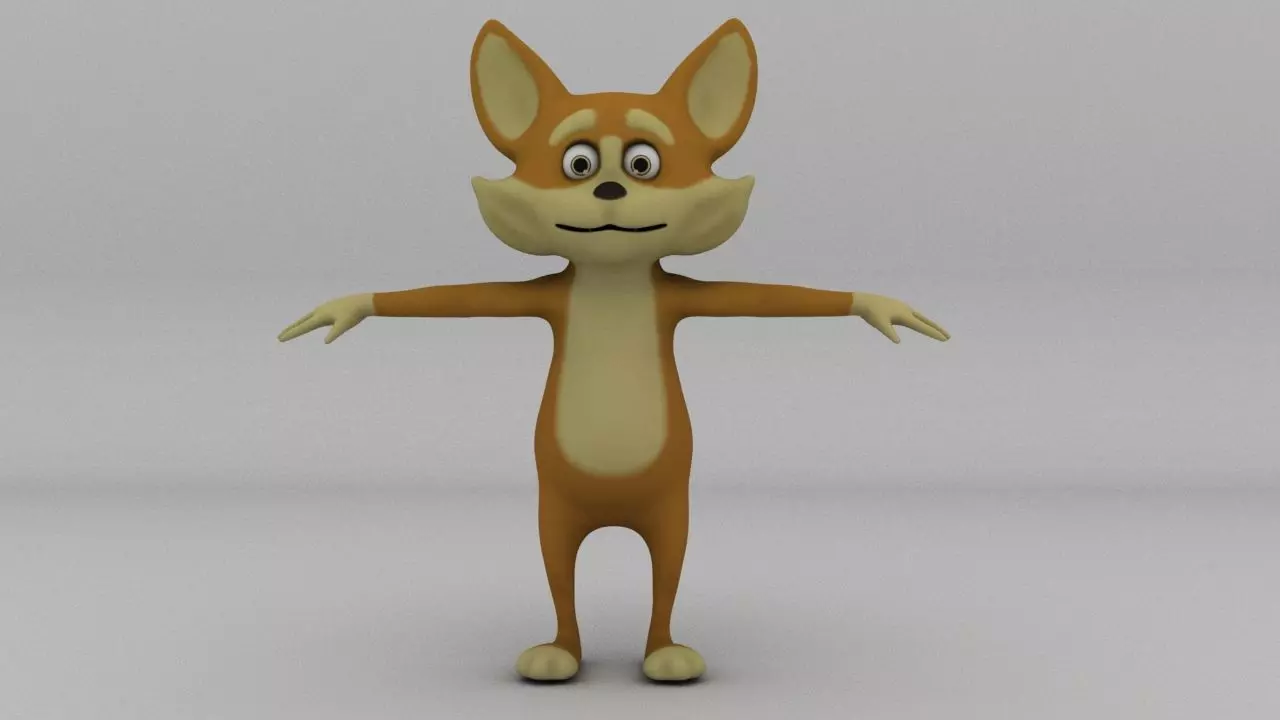 Toon Pet - Cat  Low-poly 3D model_0