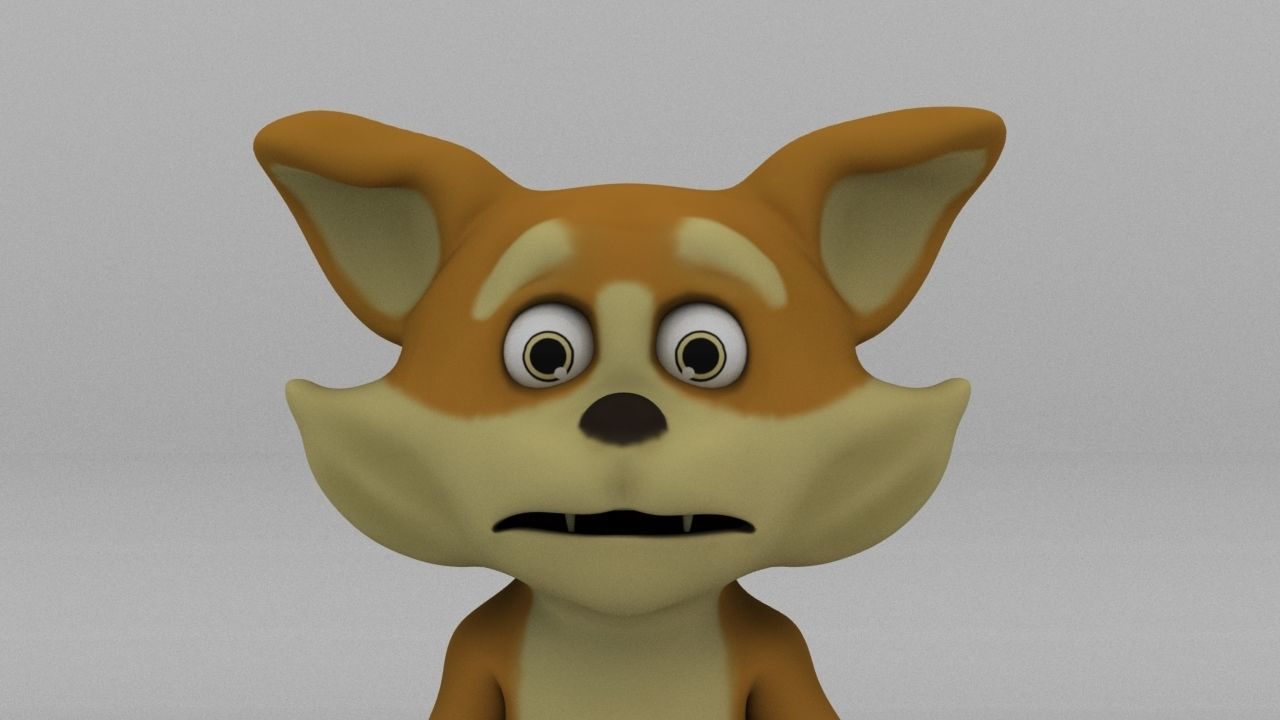 Toon Pet - Cat  Low-poly 3D model_2